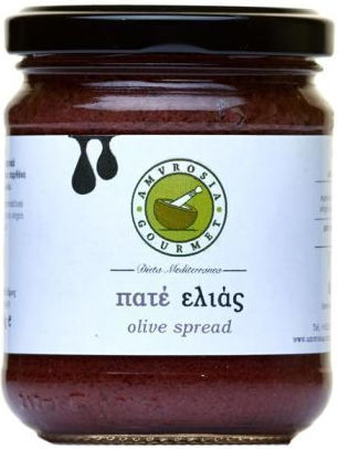 Amvrosia Gourmet Πάστα Ελιάς Μαύρης 200gr