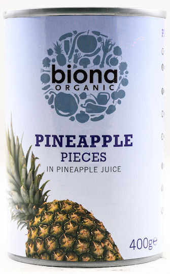 Biona Compote Pineapple in Pieces 400gr