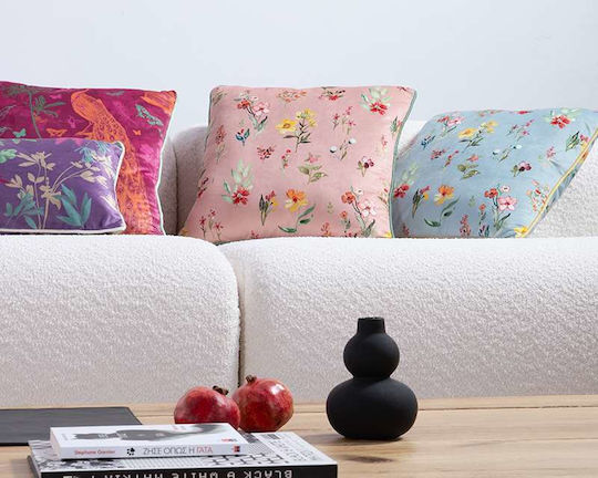 Декоративна Възглавница Пълнеж Awesome Garden Aqua Nef-nef Homeware 45x45 Полиестер
