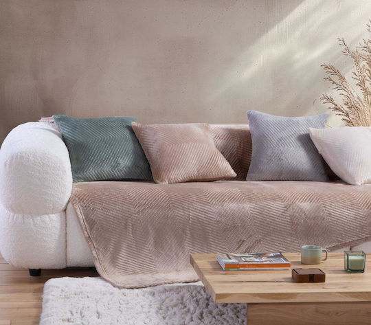 Nef-Nef Homeware Sofa-Kissen Dakari Vlies Green 45x45cm.