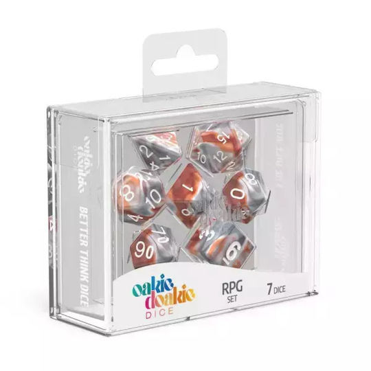 Oakie Doakie Gemidice Dice ODD500032 Silver-Rust