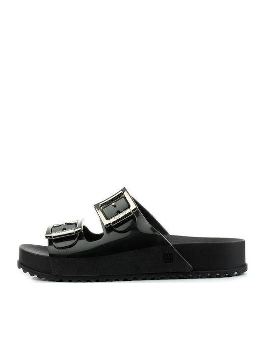 Women's Flat Sandals in Black Color
