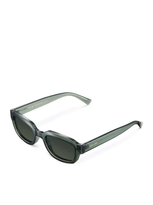 Meller Jamil Unisex Sonnenbrille mit Grün Kunststoff Gestell und Grün Polarisiert Linse JA-FOGOLI