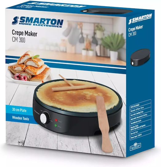 Smarton Cm 300 Pancake Maker 1200w Temperature Control
