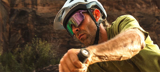 Tifosi Cycling Glasses Moab Clarion with Gold Frame & Transparent Lenses