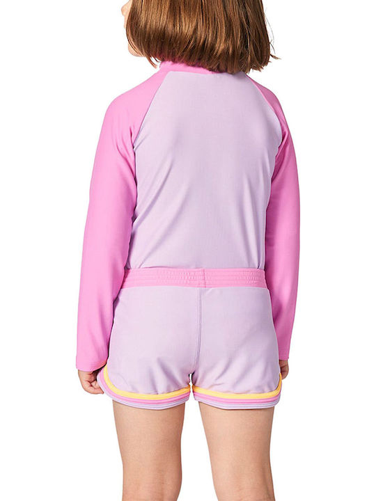 Rip Curl Kids Swimwear Long Sleeve Shirt Pink
