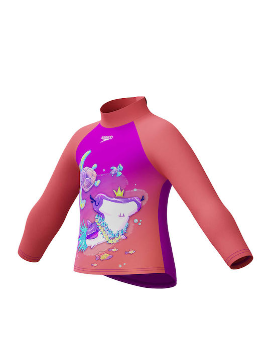 Speedo Kids Swimwear Long Sleeve Shirt Orange