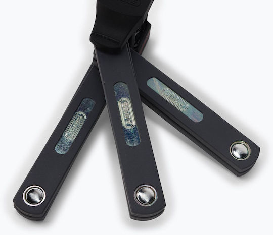 Abus 5700C/80 SH Сгъваема велосипедна катинарка с комбинация Черен