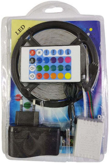 Ταινία LED 220V RGB Φως 5m