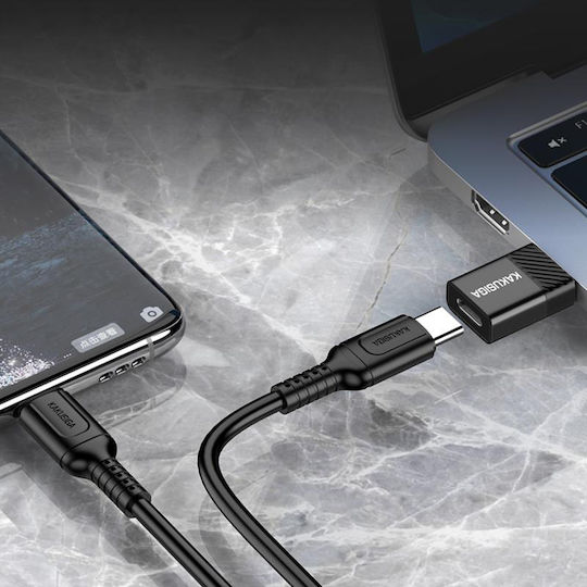 Kakusiga Konverter USB-A männlich zu USB-C weiblich 1Stück KSC-1407