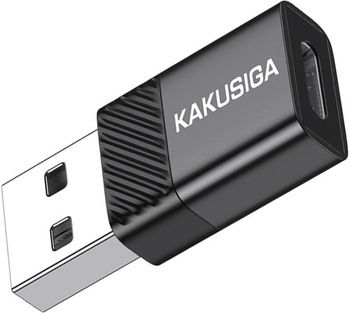 Kakusiga Konverter USB-A männlich zu USB-C weiblich 1Stück KSC-1407