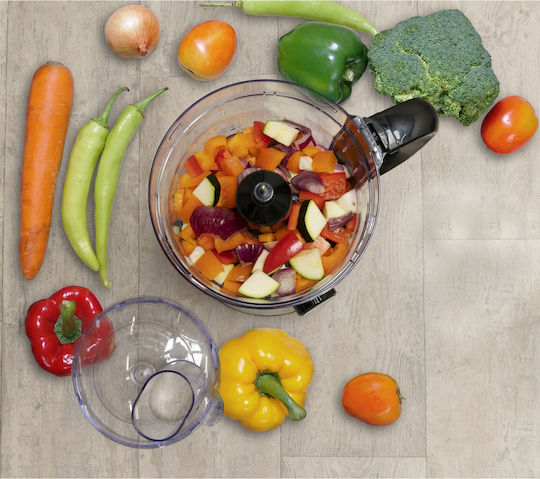 Alpina Appliances Multifunctional Food Processor 500W with Pot 1lt and Jug Blender