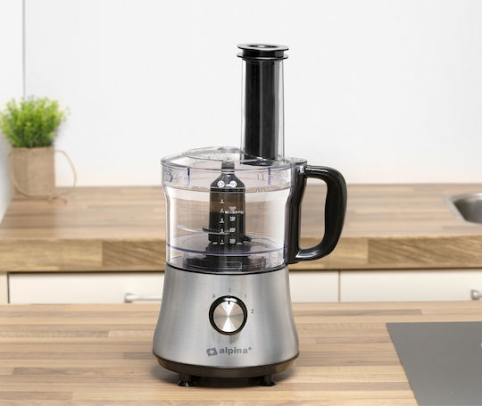 Alpina Appliances Multifunctional Food Processor 500W with Pot 1lt and Jug Blender