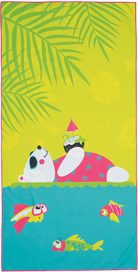 Kentia Versus Float Kids Beach Towel Light Blue 140x70cm
