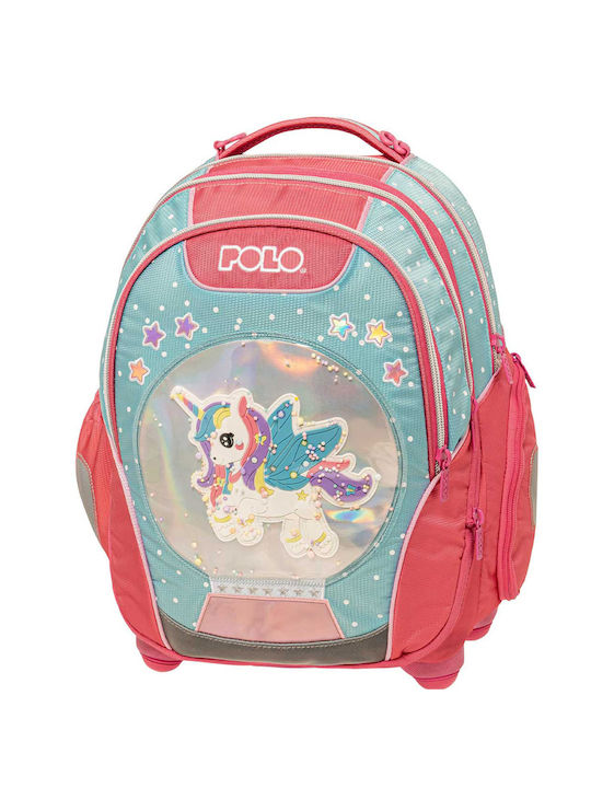 Polo Trolley Reel Ученическа чанта тип куфар за основно училище Snowball Unicorn 25 л 30 x 20 x 43 см 2025