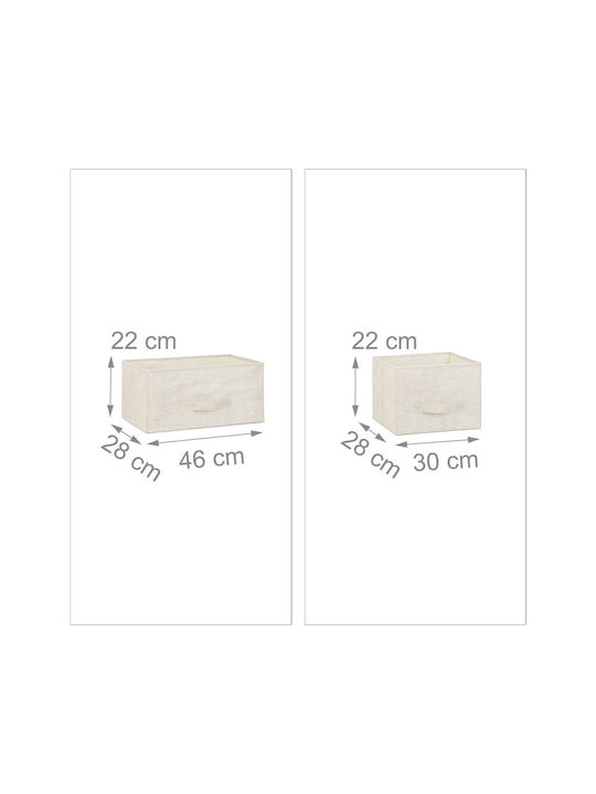 Ντουλάπι Γραφείου από MDF & Μέταλλο Beige 54.5x100x30cm
