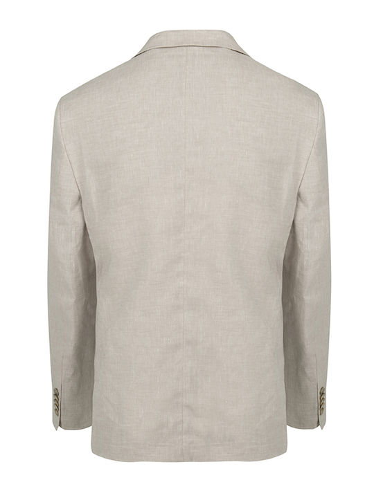 Men's Summer Suit Jacket Beige