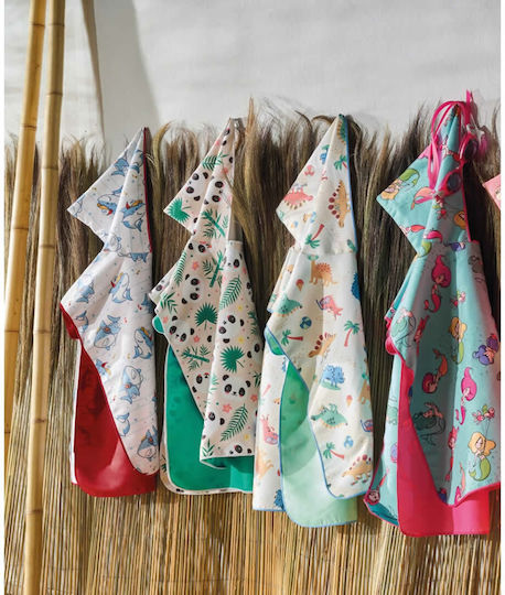 Kentia Float Poncho De Plajă Pentru Copii Rechin Albastru Deschis Reversibil 60 X 60 Cm