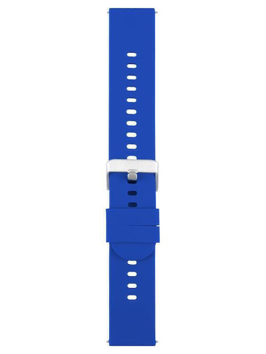 Rubber Strap Navy Blue 18mm