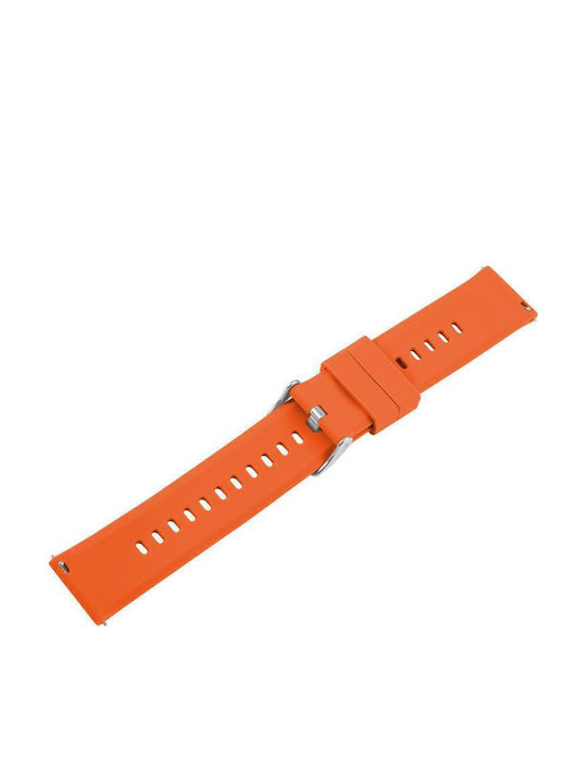 Gummi-Armband Orange 18mm
