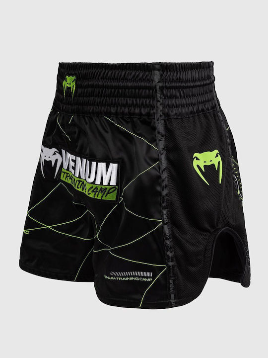 Muay Thai Shorts Venum Training Camp 4.0 Muay Thai Short Black Neon Green
