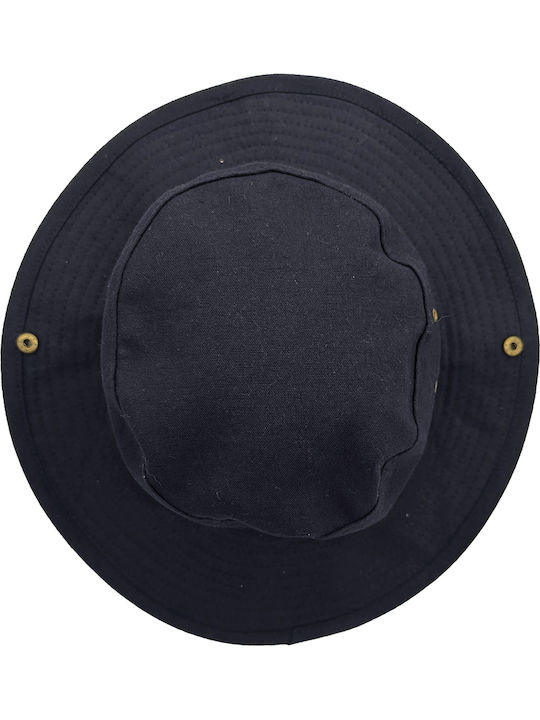 Gift-Me Παιδικό Καπέλο Bucket Υφασμάτινο Navy Μπλε