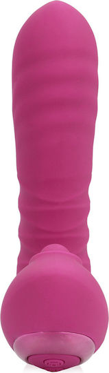 LoveLine Thrusting And Tapping Vibrator G-Punkt 15,6 cm Rosa