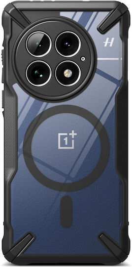 Ringke Fusion X Magnetic Back Cover Plastic / Silicon 2mm Negru (OnePlus 13)