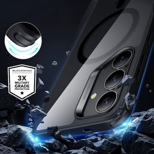 ESR Classic Hybrid Halolock Umschlag Rückseite Silikon / Kunststoff 0.5mm Transparent (Galaxy S25+)