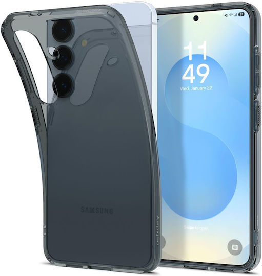Spigen Liquid Crystal Umschlag Rückseite Silikon Transparent (Galaxy S25+)
