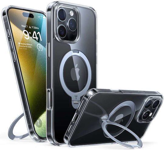 Torras Ostand Back Cover Silicone Transparent (iPhone 16 Pro Max)