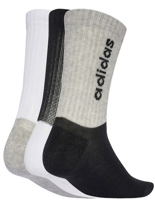 adidas Παιδικές Κάλτσες Crew Black 3 Ζευγάρια