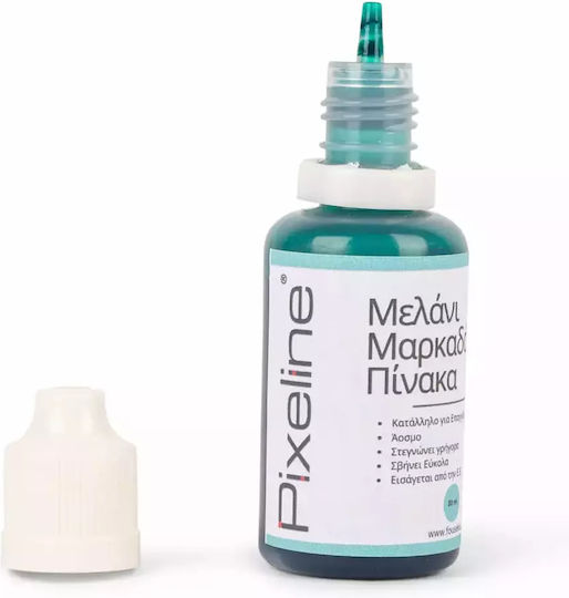 Pixeline Replacement Ink for Medium Green Marker 30ml Table