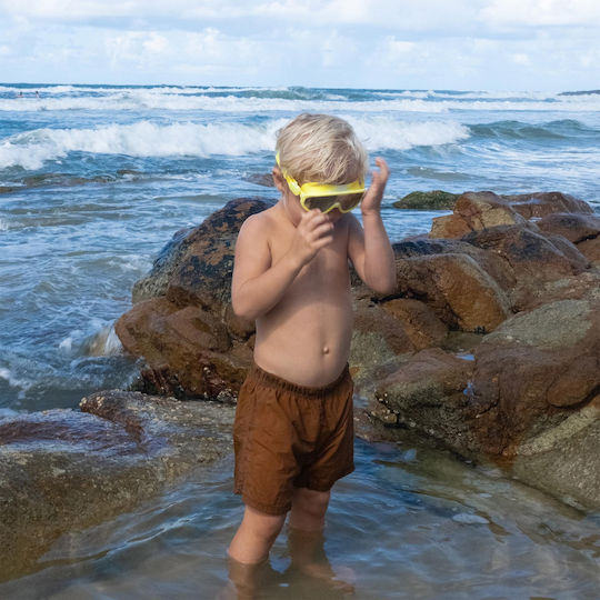 Sunnylife Kids Yellow Silicone Diving Mask