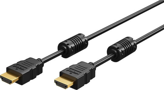 The Sssnake HDMI 2.0 Premium High Speed 4K 60Hz HDR Cable HDMI male - HDMI male 1.5m Μαύρο