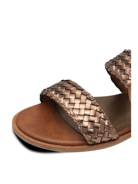Women's Flat Sandals Bronze