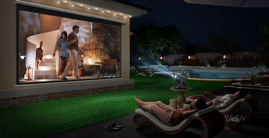 Hisense C2 Mini 3D Projector DLP 4K Ultra HD Laser με Wi-Fi και Ενσωματωμένα Ηχεία