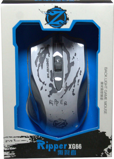 Zornwee Ripper XG66 Gaming Ποντίκι Λευκό