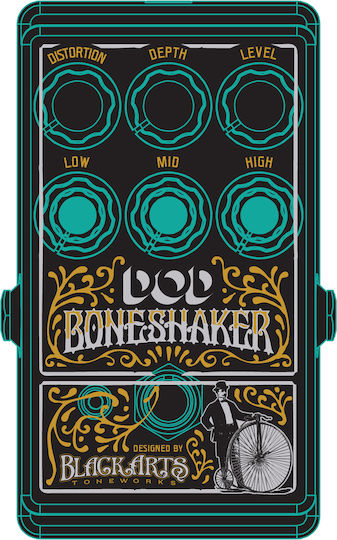 Digitech DOD BONESHAKER Pedals Distortion Electric Guitar and Electric Bass