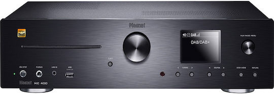 Soundsystem 2 Paket High-End Stereo Verstärker MC 400 mit Standlautsprechern Tempus 55 280W mit CD Player und Bluetooth Schwarz