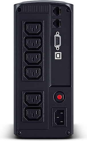 CyberPower VP1000EILCD UPS Line-Interactive 1000VA 550W με 6 IEC Πρίζες
