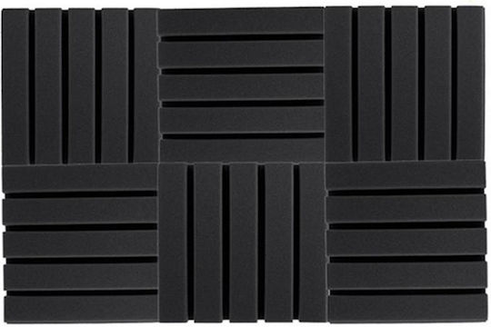 Alpha Acoustiki Polyfon Schallabsorbierendes Paneel (1Stück) im Design Linear 55mm