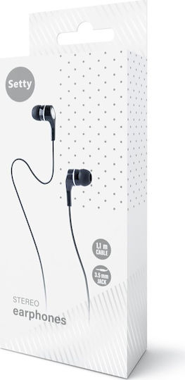 Forever Ακουστικά Ψείρες In Ear Stereo MP3 Headset Μαύρα