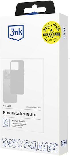 3MK Matt Back Cover Silicone 1.2mm Black (OnePlus 13R)