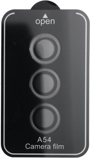 Lens Camera Protection Tempered Glass Black for the Samsung Galaxy A54