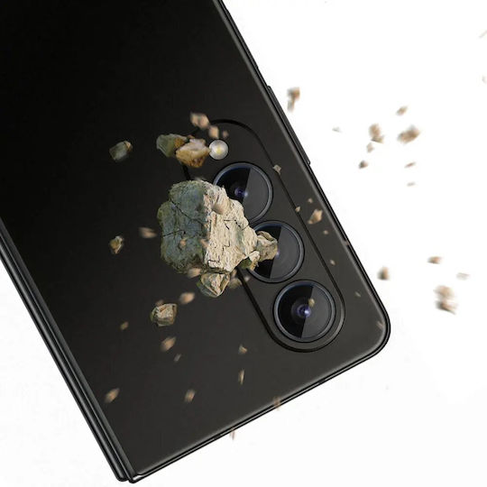 3MK Προστασία Κάμερας Tempered Glass Μαύρο για το Galaxy Z Fold4