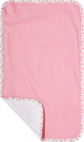 Kentia Cereza Baby-Soßtuch Rosa 72x42cm. 2Stück