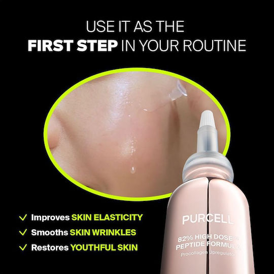 Purcell 82% High Dose Peptide Formula Αντιγηραντικό Serum Προσώπου με Πεπτίδια & Κολλαγόνο 30ml