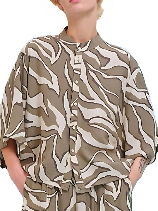 Γυναικεία Πουκαμίσα Khaki
