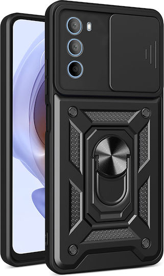 Techsuit Camshield Back Cover Σιλικόνης Μαύρο (Moto G31)